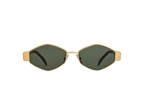 celine triomphe metal 02 sunglasses|WOMEN'S LUXURY METAL METAL FRAME SUNGLASSES.